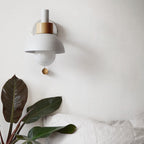 Macaron | Glass Globe Wall Sconce, Colorful Modern Wall Lamp, Nordic Bedside and Hallway Wall Light