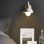 Macaron | Glass Globe Wall Sconce, Colorful Modern Wall Lamp, Nordic Bedside and Hallway Wall Light