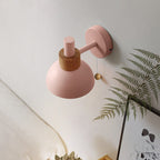 Macaron | Glass Globe Wall Sconce, Colorful Modern Wall Lamp, Nordic Bedside and Hallway Wall Light