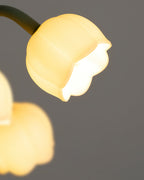 Bell Orchid | Lily of the Valley Table Lamp, Flower Bedside Lamp, Green Floral Night Light