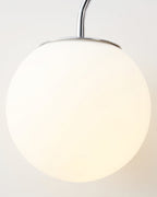 Bellman | Plug In Swing Arm Wall Lamp, Adjustable Globe Wall Sconce for Bedside Reading and Desk