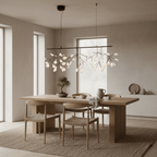 Glimmer | Firefly LED Chandelier, Modern Branch Chandelier, Dimmable Black Ceiling Light for Dining Room