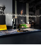 Glimmer | Firefly LED Chandelier, Modern Branch Chandelier, Dimmable Black Ceiling Light for Dining Room