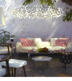 Glimmer | Firefly LED Chandelier, Modern Branch Chandelier, Dimmable Black Ceiling Light for Dining Room