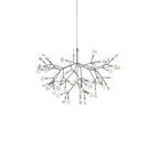 Glimmer | Firefly LED Chandelier, Modern Branch Chandelier, Dimmable Black Ceiling Light for Dining Room