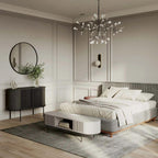 Glimmer | Firefly LED Chandelier, Modern Branch Chandelier, Dimmable Black Ceiling Light for Dining Room