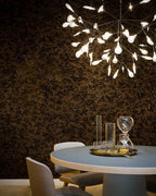 Glimmer | Firefly LED Chandelier, Modern Branch Chandelier, Dimmable Black Ceiling Light for Dining Room