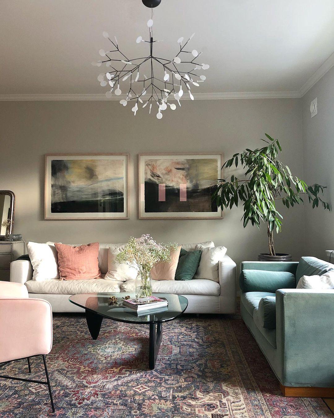Glimmer | Firefly LED Chandelier, Modern Branch Chandelier, Dimmable Black Ceiling Light for Dining Room