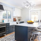 Glimmer | Firefly LED Chandelier, Modern Branch Chandelier, Dimmable Black Ceiling Light for Dining Room