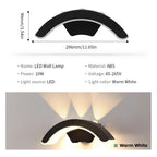 StormLite | Outdoor Wall Light, IP66 Waterproof LED Exterior Wall Lamp, Modern Black Porch Light