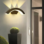 StormLite | Outdoor Wall Light, IP66 Waterproof LED Exterior Wall Lamp, Modern Black Porch Light