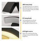 StormLite | Outdoor Wall Light, IP66 Waterproof LED Exterior Wall Lamp, Modern Black Porch Light