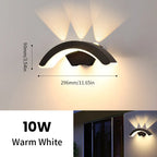 StormLite | Outdoor Wall Light, IP66 Waterproof LED Exterior Wall Lamp, Modern Black Porch Light