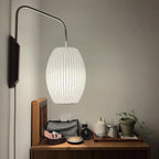 Bubble Ball | Plug In Wall Sconce, Mid Century Swivel Wall Lamp, Globe Bedside Reading Light