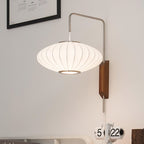 Bubble Ball | Plug In Wall Sconce, Mid Century Swivel Wall Lamp, Globe Bedside Reading Light