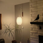 Bubble Ball | Plug In Wall Sconce, Mid Century Swivel Wall Lamp, Globe Bedside Reading Light