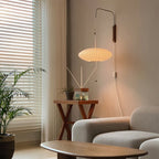 Bubble Ball | Plug In Wall Sconce, Mid Century Swivel Wall Lamp, Globe Bedside Reading Light