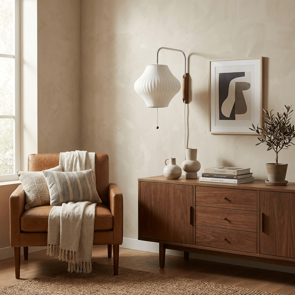 Bubble Ball | Plug In Wall Sconce, Mid Century Swivel Wall Lamp, Globe Bedside Reading Light