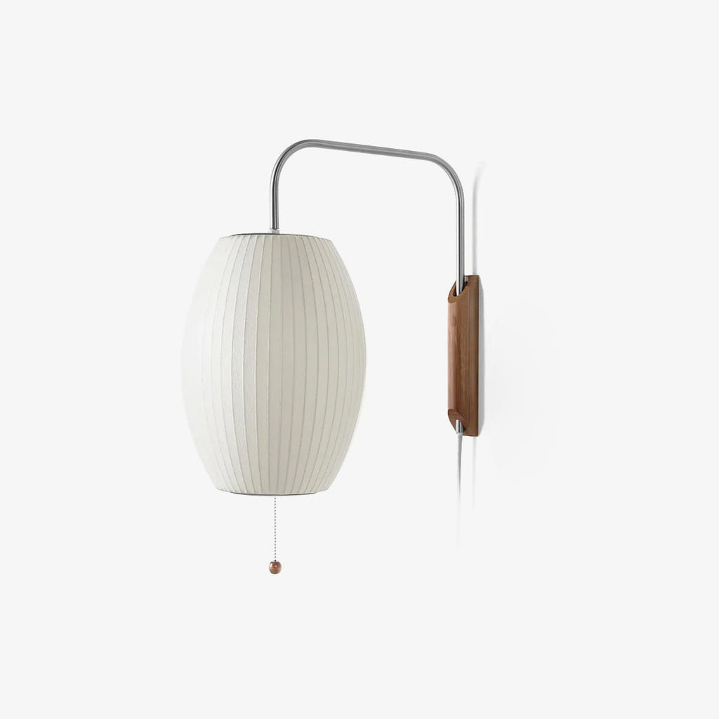 Bubble Ball | Plug In Wall Sconce, Mid Century Swivel Wall Lamp, Globe Bedside Reading Light