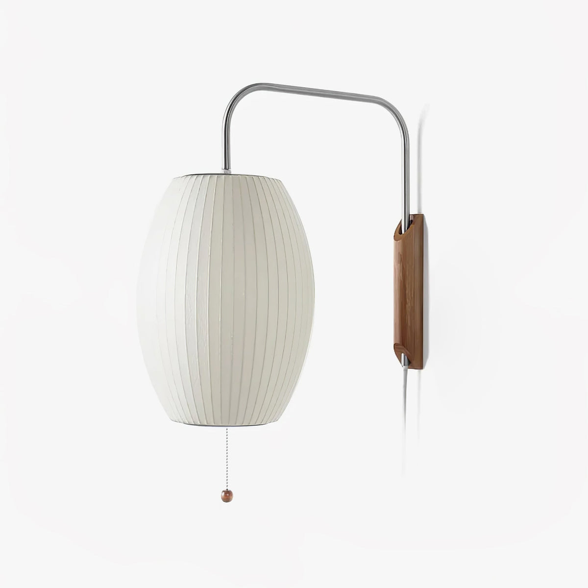 Bubble Ball | Plug In Wall Sconce, Mid Century Swivel Wall Lamp, Globe Bedside Reading Light