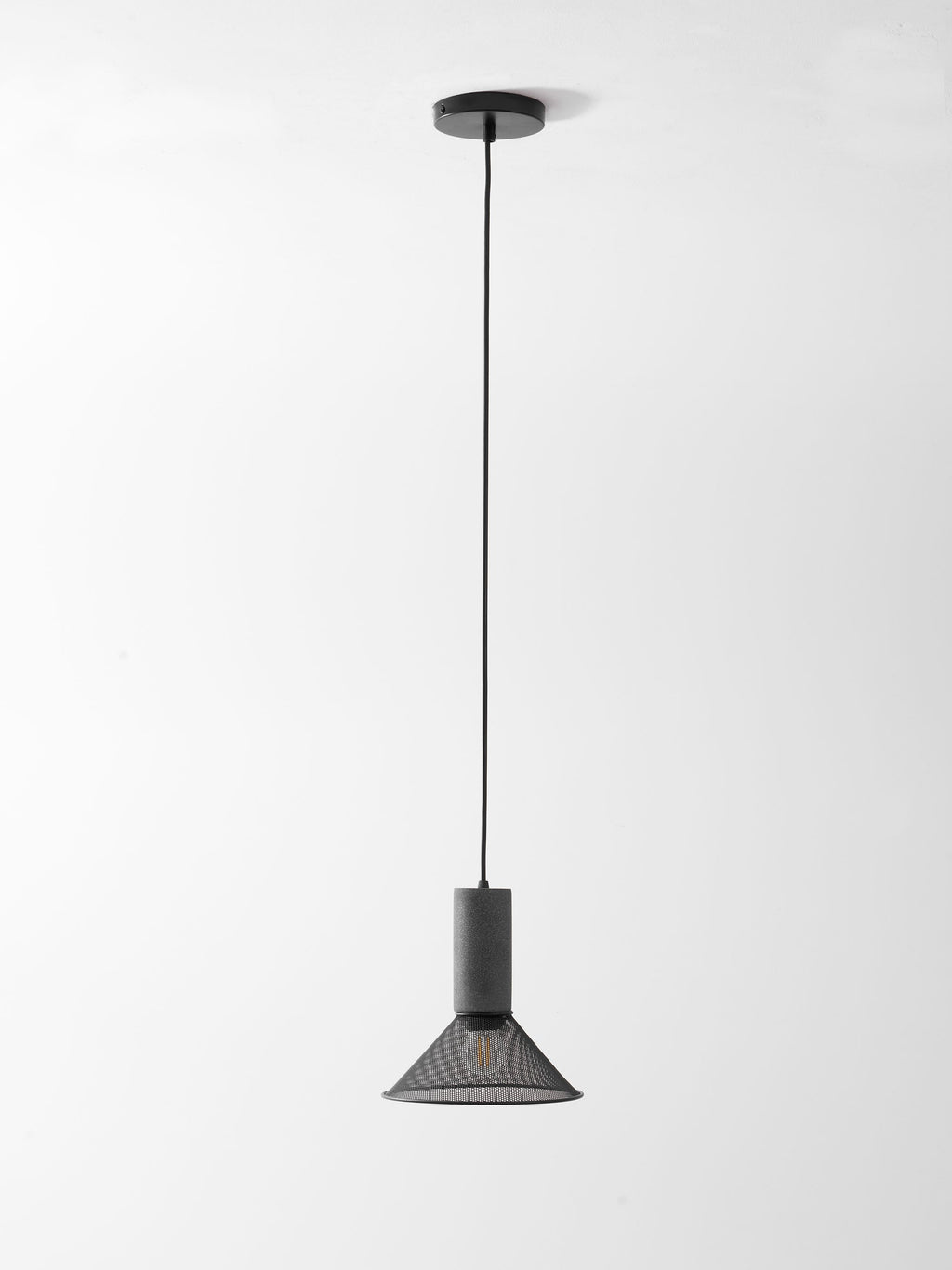 Concrete | Industrial Pendant Light, Cement Hanging Lamp for Kitchen Island, Dining Table and Bar