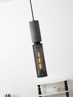 Concrete | Industrial Pendant Light, Cement Hanging Lamp for Kitchen Island, Dining Table and Bar