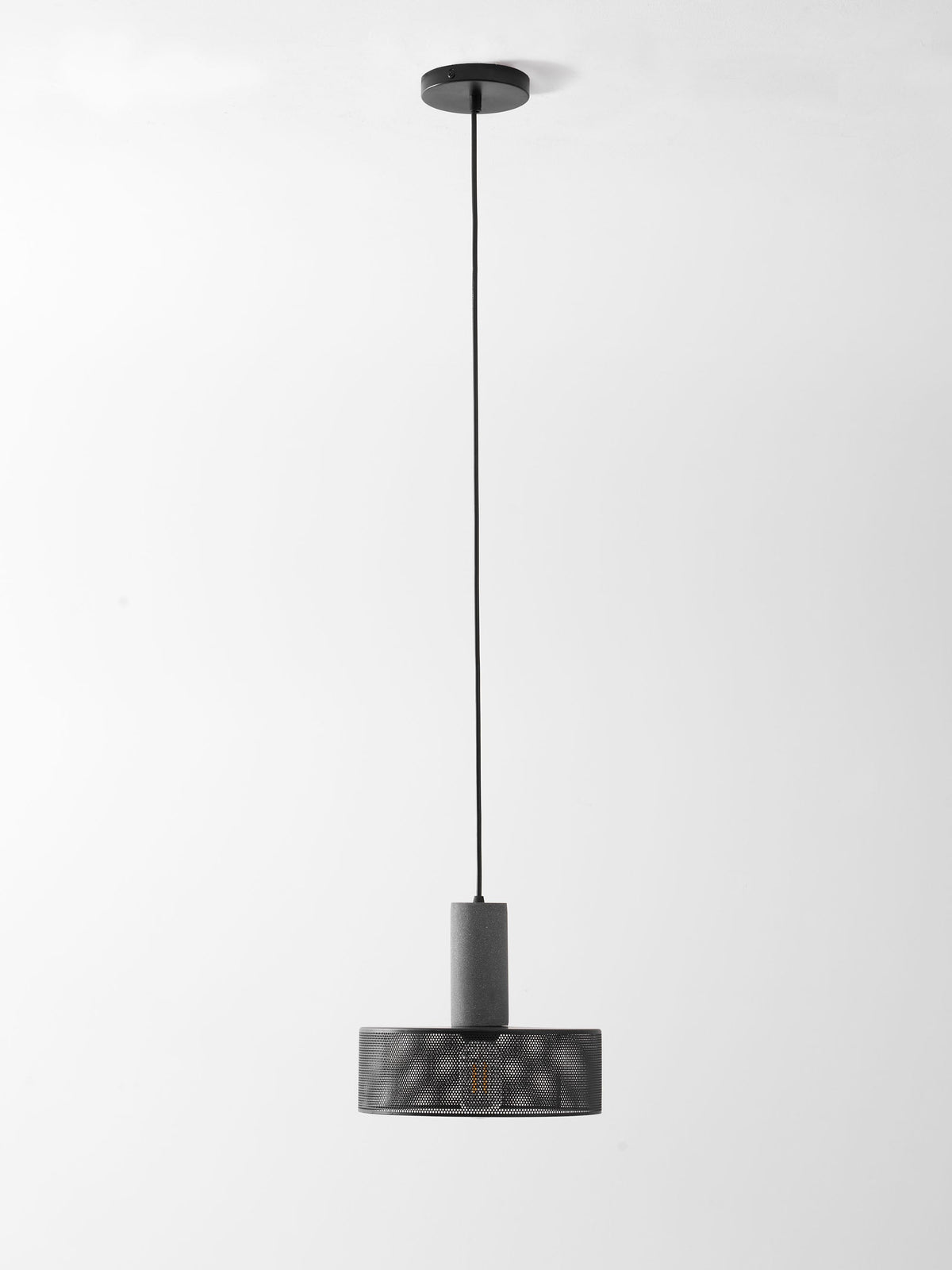 Concrete | Industrial Pendant Light, Cement Hanging Lamp for Kitchen Island, Dining Table and Bar
