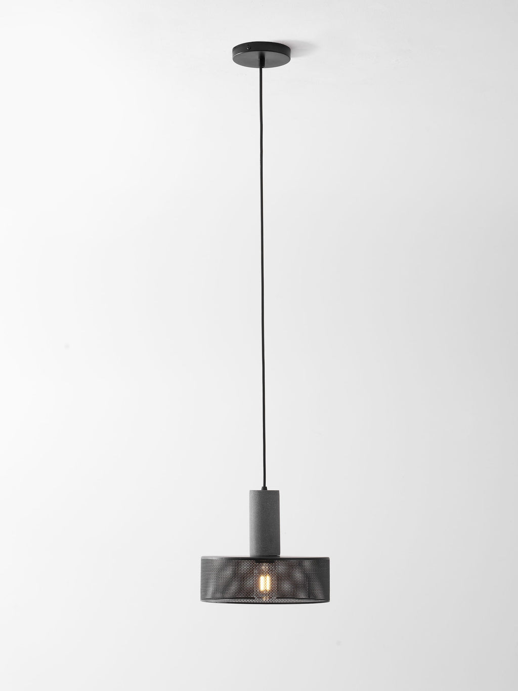 Concrete | Industrial Pendant Light, Cement Hanging Lamp for Kitchen Island, Dining Table and Bar