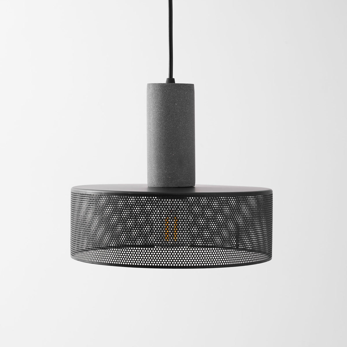 Concrete | Industrial Pendant Light, Cement Hanging Lamp for Kitchen Island, Dining Table and Bar