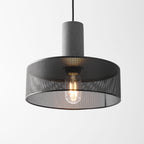 Concrete | Industrial Pendant Light, Cement Hanging Lamp for Kitchen Island, Dining Table and Bar
