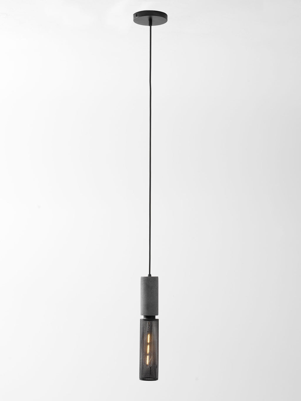 Concrete | Industrial Pendant Light, Cement Hanging Lamp for Kitchen Island, Dining Table and Bar