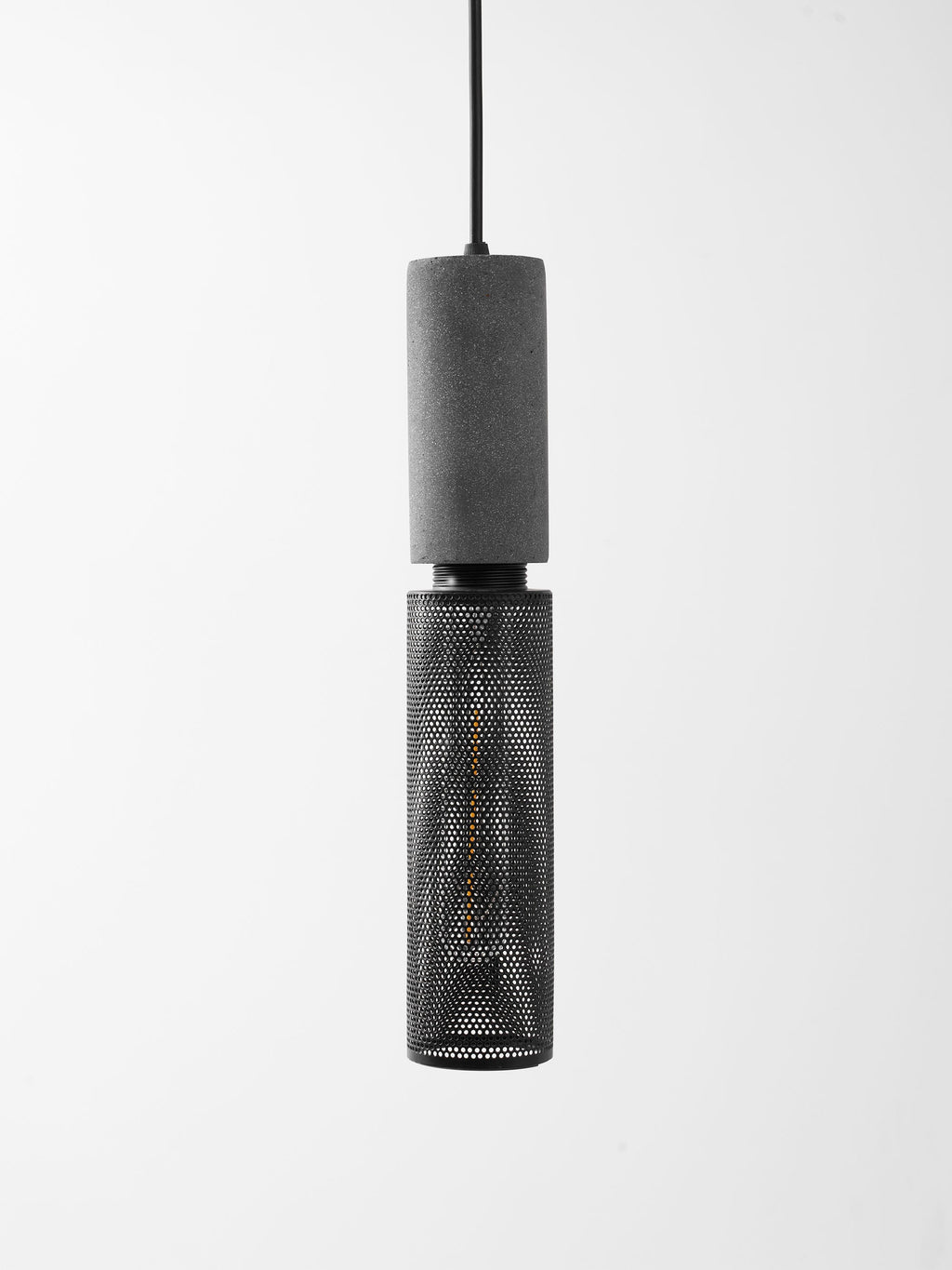 Concrete | Industrial Pendant Light, Cement Hanging Lamp for Kitchen Island, Dining Table and Bar