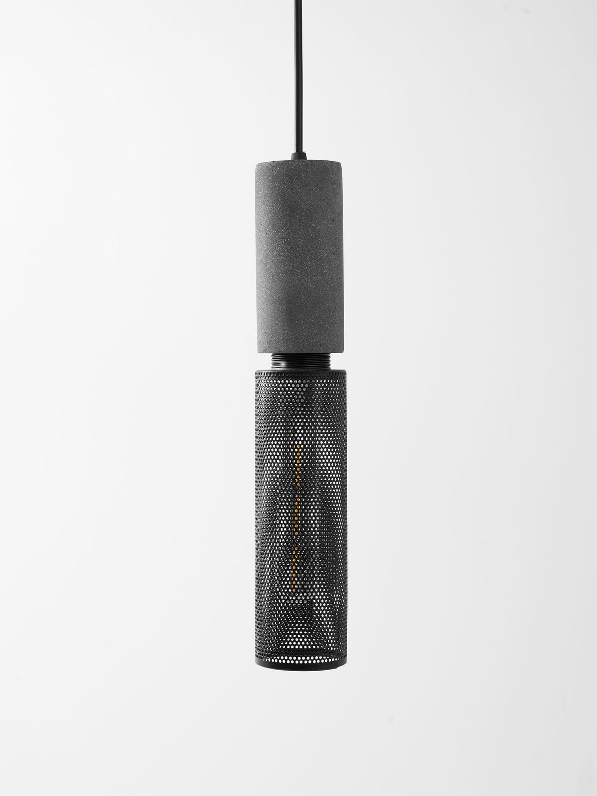 Concrete | Industrial Pendant Light, Cement Hanging Lamp for Kitchen Island, Dining Table and Bar