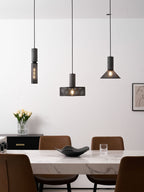 Concrete | Industrial Pendant Light, Cement Hanging Lamp for Kitchen Island, Dining Table and Bar