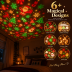 Fir | Mini Christmas Tree Projector Light, USB LED Holiday Night Light, Tabletop Christmas Decor and Gift