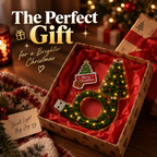 Fir | Mini Christmas Tree Projector Light, USB LED Holiday Night Light, Tabletop Christmas Decor and Gift