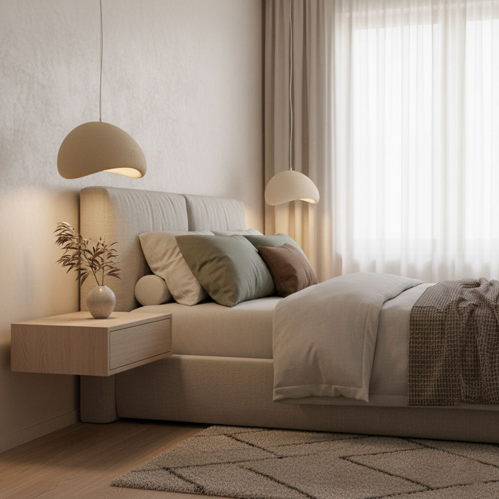 Nubia | Cloud Pendant Light, Sculptural Sphere Chandelier, Organic Hanging Lamp for Bedroom and Living Room