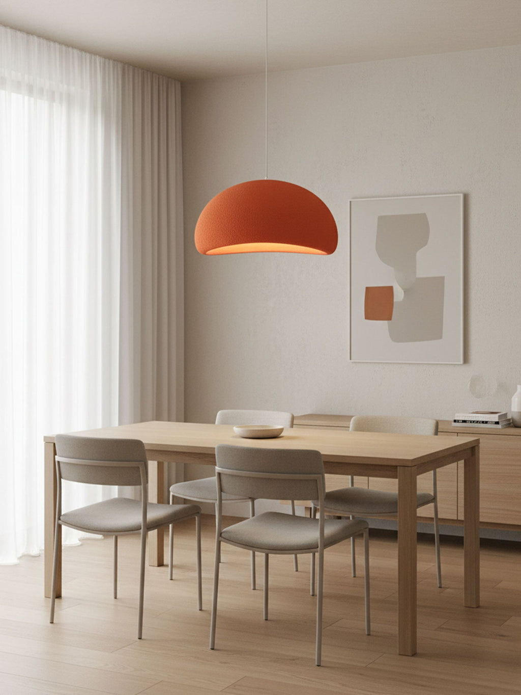 Nubia | Cloud Pendant Light, Sculptural Sphere Chandelier, Organic Hanging Lamp for Bedroom and Living Room