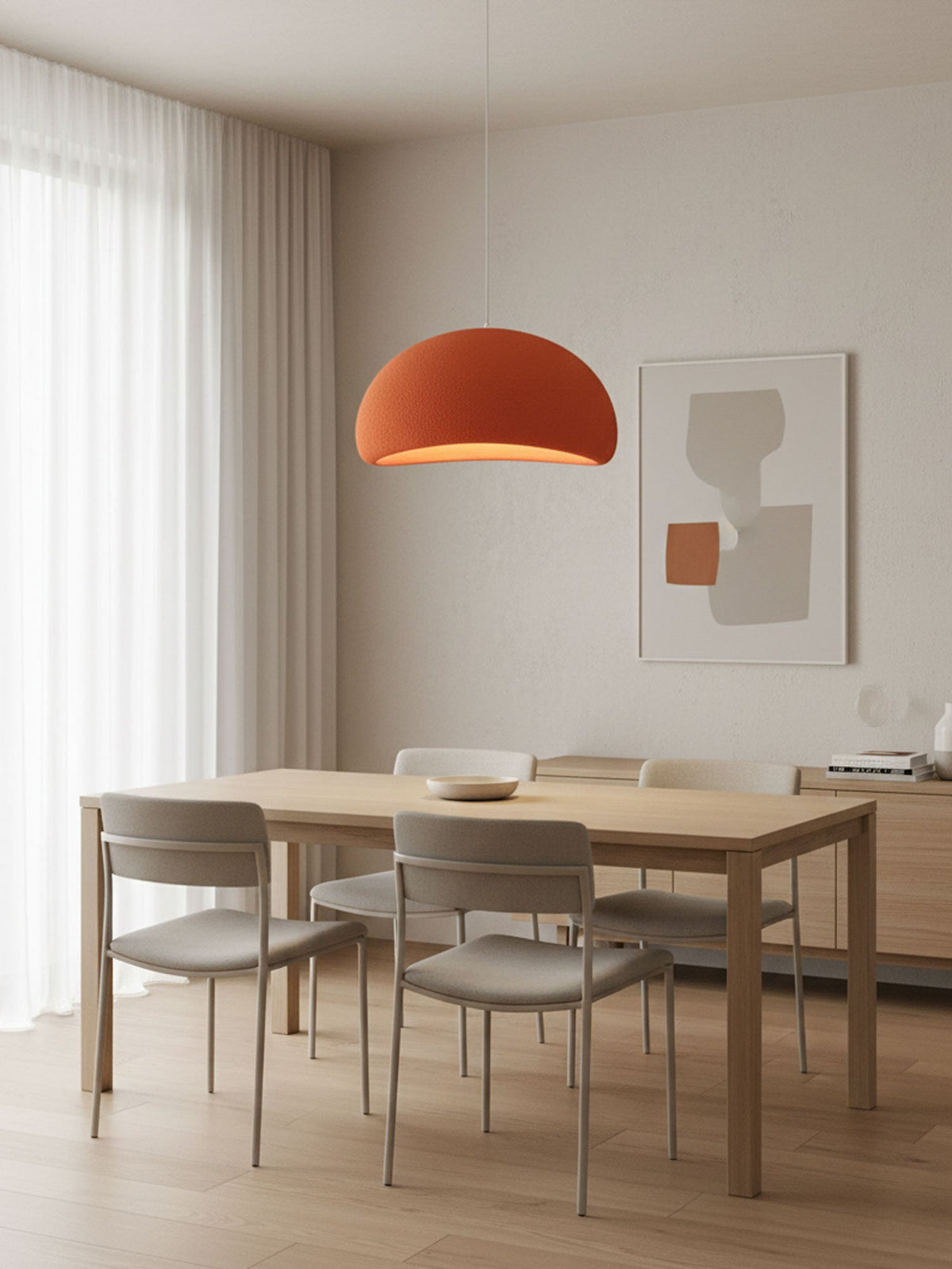 Nubia | Cloud Pendant Light, Sculptural Sphere Chandelier, Organic Hanging Lamp for Bedroom and Living Room