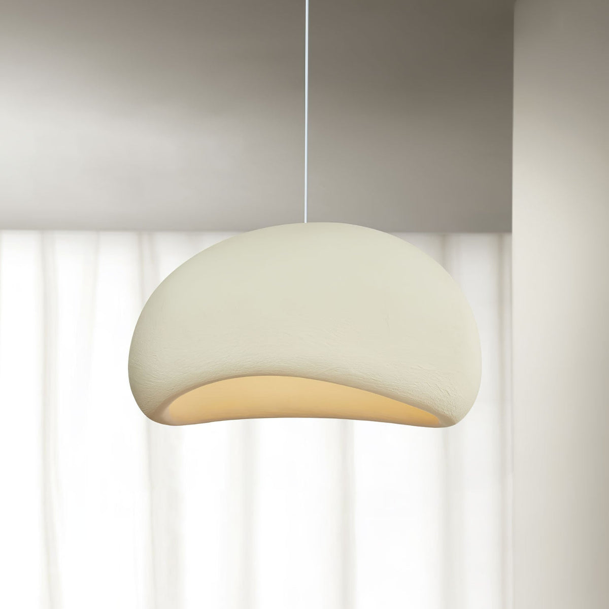 Nubia | Cloud Pendant Light, Sculptural Sphere Chandelier, Organic Hanging Lamp for Bedroom and Living Room