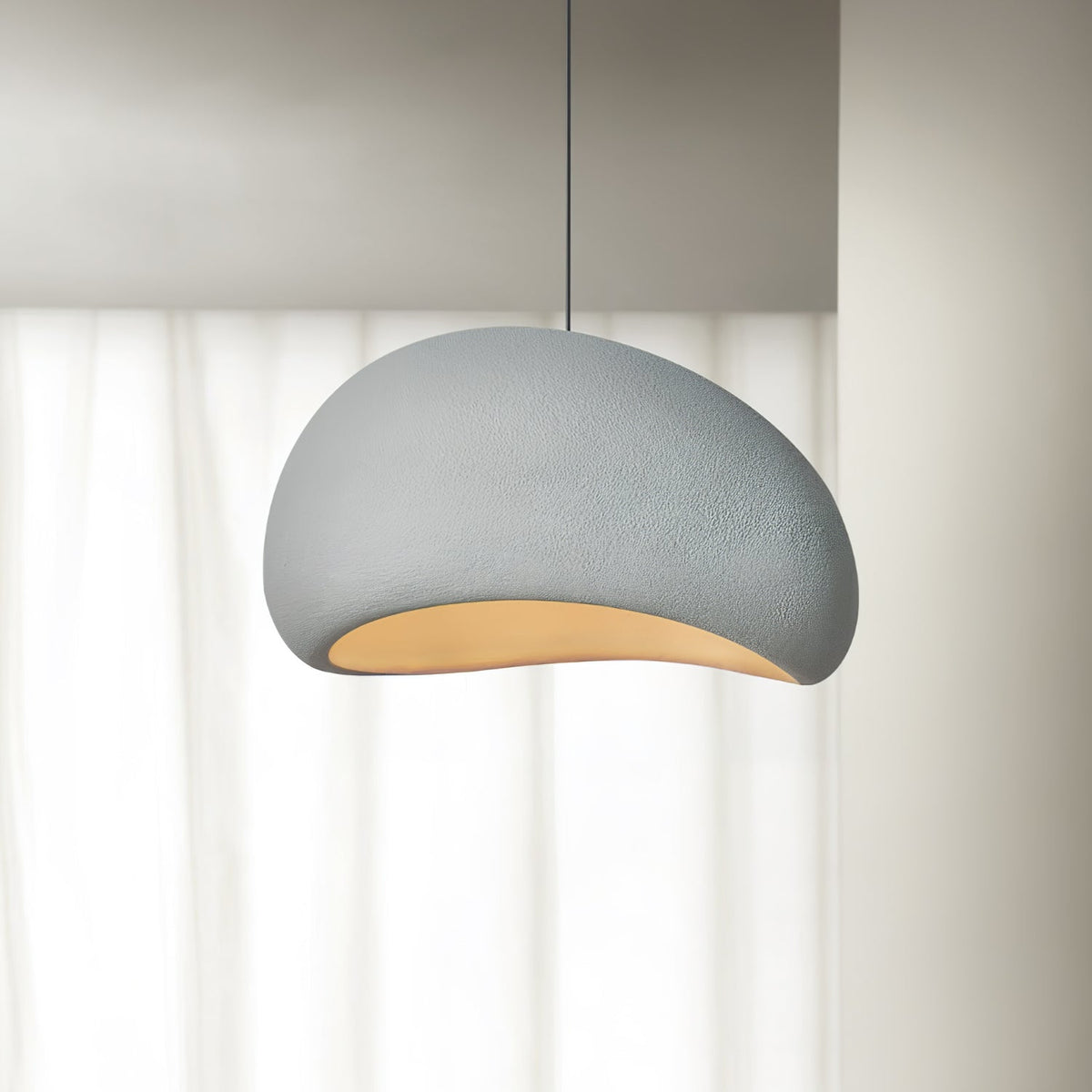 Nubia | Cloud Pendant Light, Sculptural Sphere Chandelier, Organic Hanging Lamp for Bedroom and Living Room