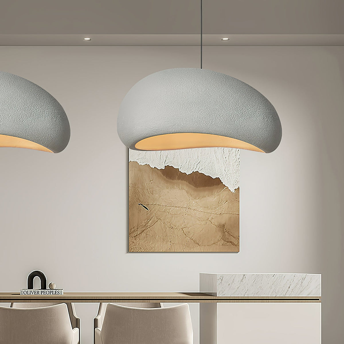 Nubia | Cloud Pendant Light, Sculptural Sphere Chandelier, Organic Hanging Lamp for Bedroom and Living Room