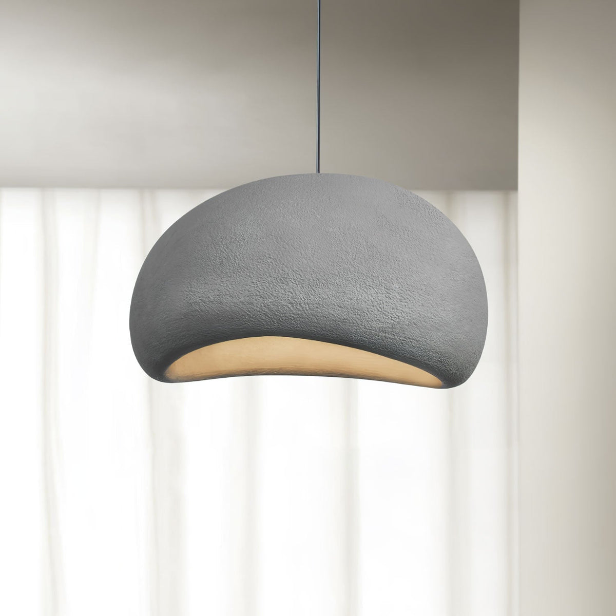 Nubia | Cloud Pendant Light, Sculptural Sphere Chandelier, Organic Hanging Lamp for Bedroom and Living Room