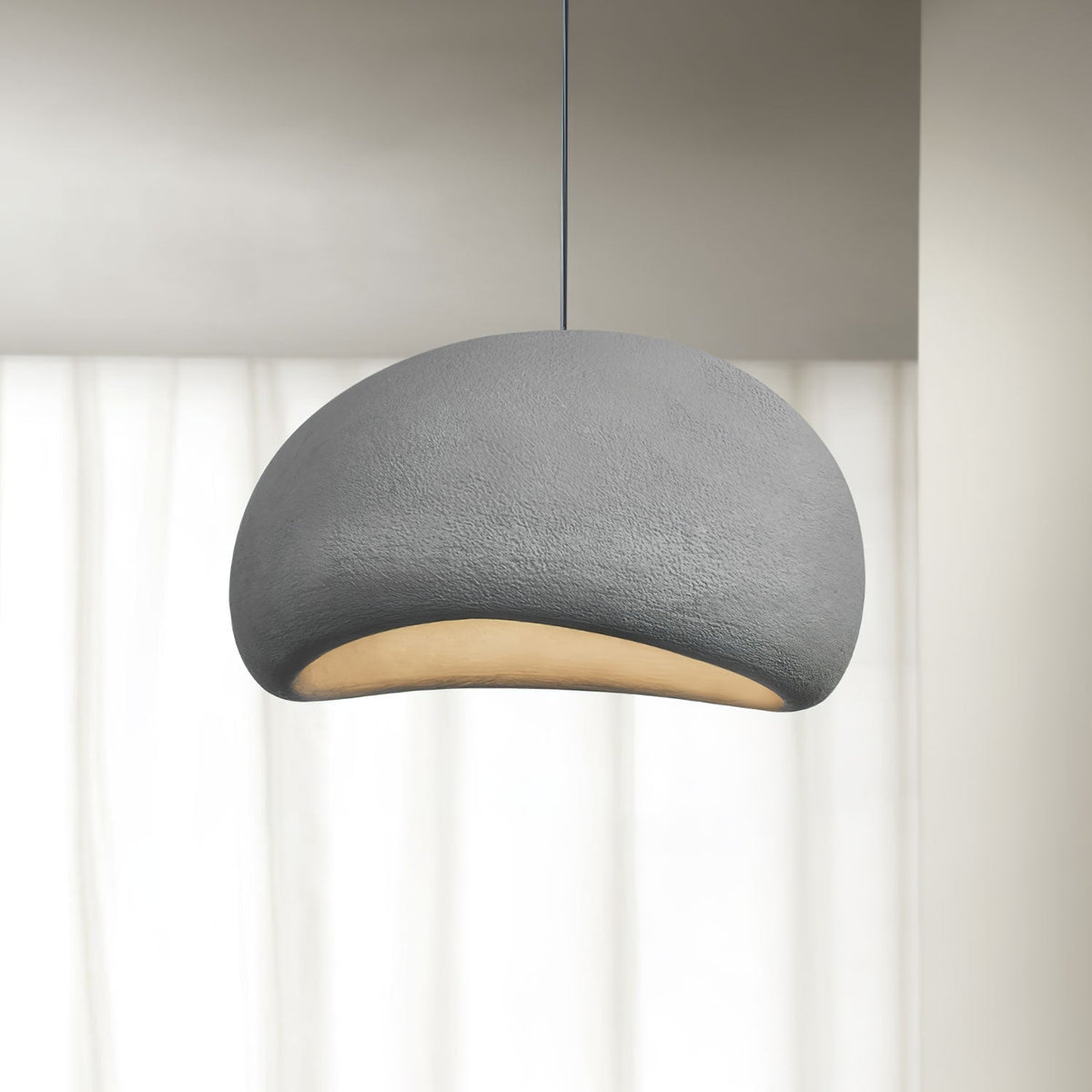 Nubia | Cloud Pendant Light, Sculptural Sphere Chandelier, Organic Hanging Lamp for Bedroom and Living Room