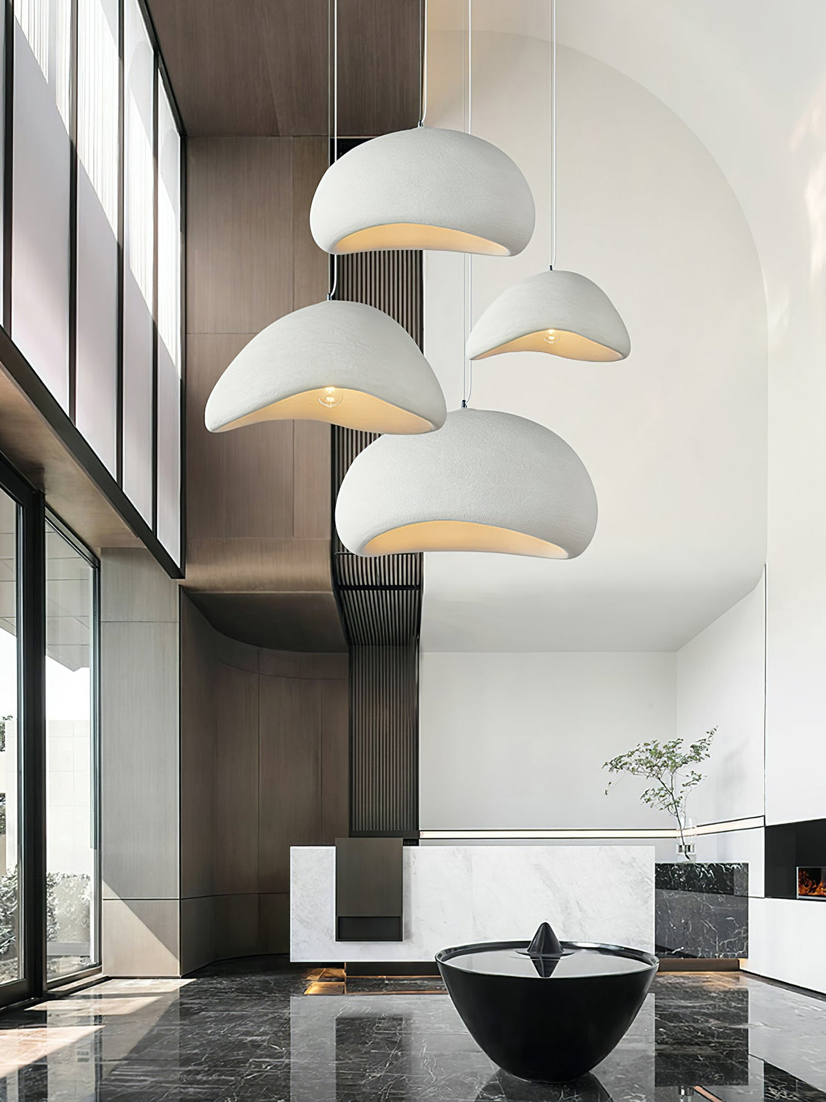 Nubia | Cloud Pendant Light, Sculptural Sphere Chandelier, Organic Hanging Lamp for Bedroom and Living Room