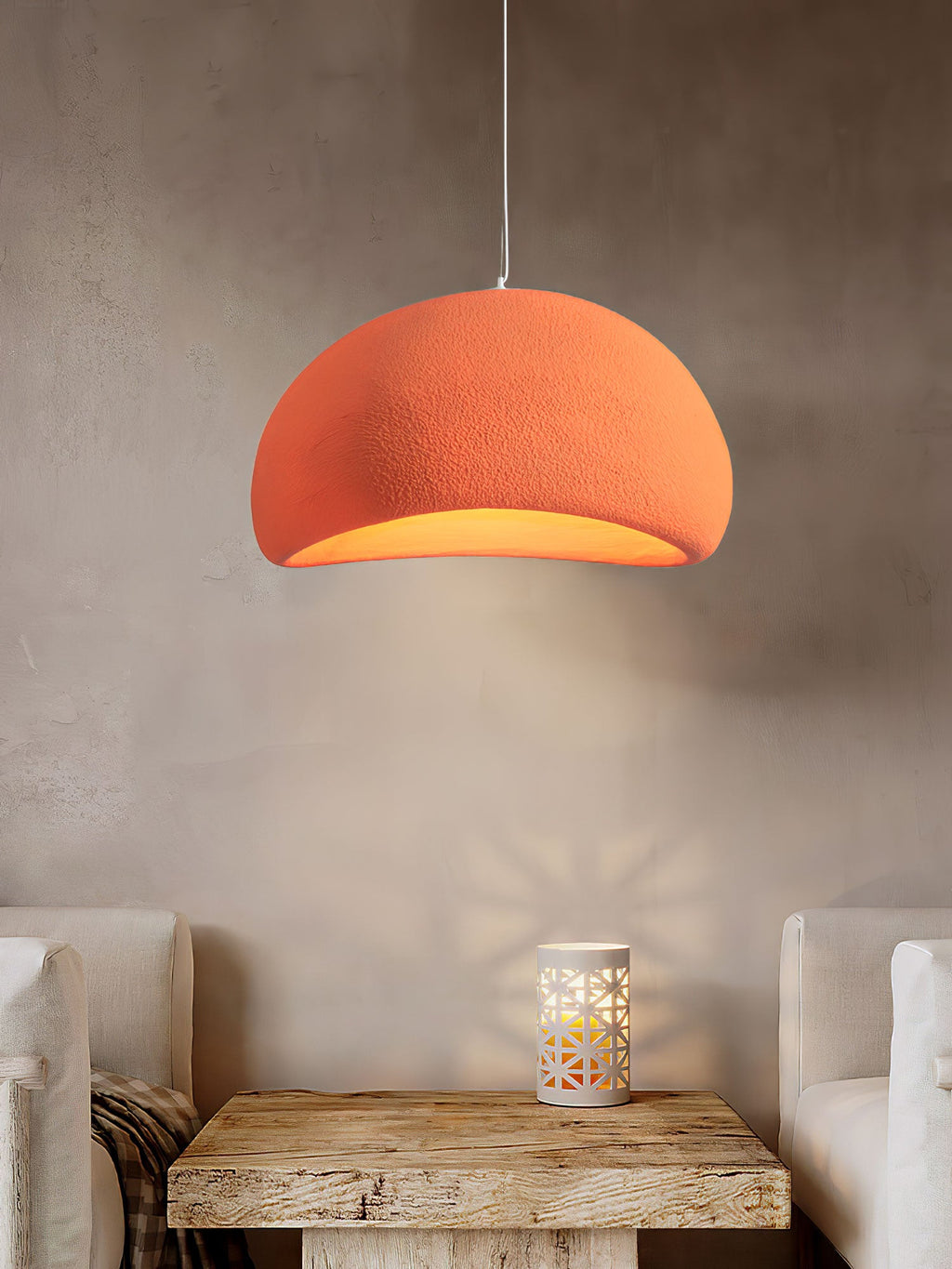 Nubia | Cloud Pendant Light, Sculptural Sphere Chandelier, Organic Hanging Lamp for Bedroom and Living Room