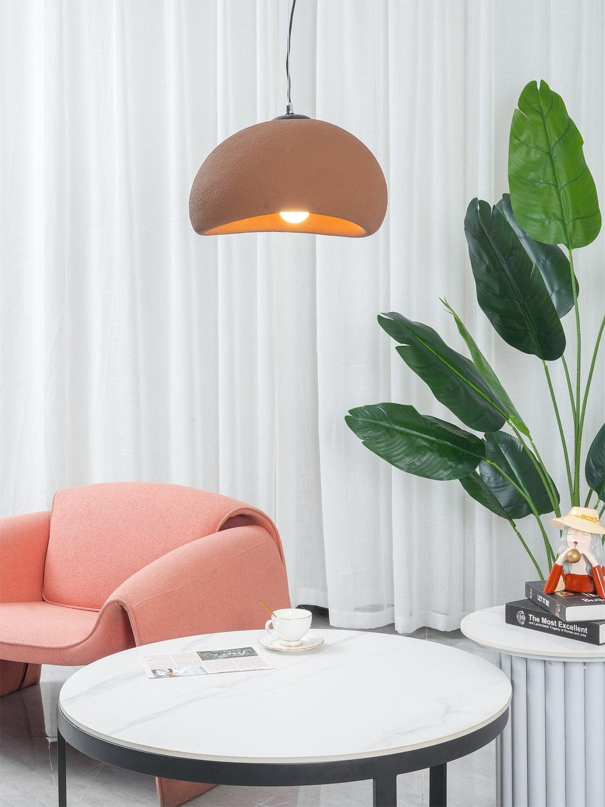 Nubia | Cloud Pendant Light, Sculptural Sphere Chandelier, Organic Hanging Lamp for Bedroom and Living Room