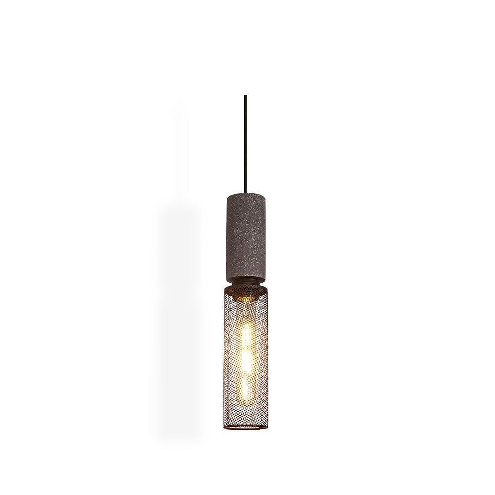 Concrete | Industrial Pendant Light, Cement Hanging Lamp for Kitchen Island, Dining Table and Bar