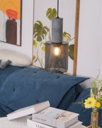 Concrete | Industrial Pendant Light, Cement Hanging Lamp for Kitchen Island, Dining Table and Bar