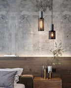 Concrete | Industrial Pendant Light, Cement Hanging Lamp for Kitchen Island, Dining Table and Bar